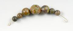 wire strung with beads